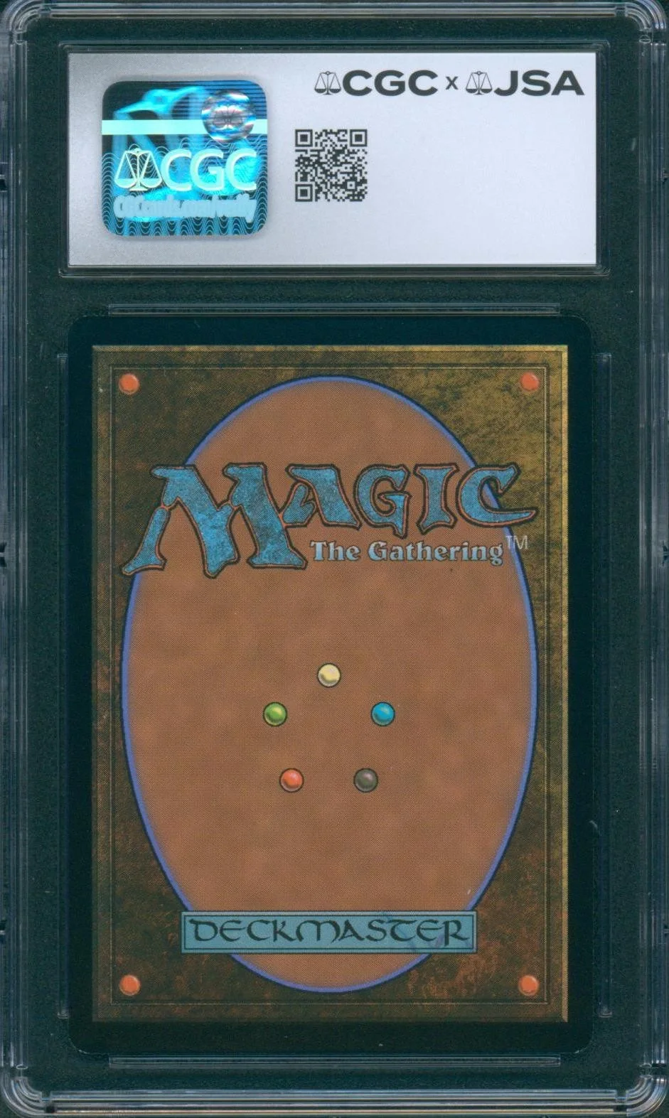Jason Griffith — Jason Griffith Signed Card Super State Sonic x Magic Foil Auto CGC x JSA SLAB, image 2
