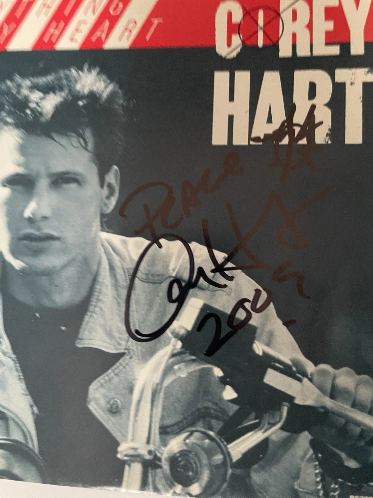 Cory Hart Signed Everything In My Heart 7 45 EMI Records 1985, image 2