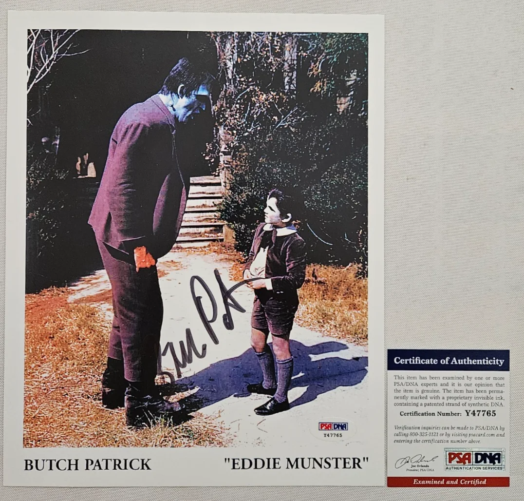 Butch Patrick — Butch Patrick signed 8x10 Photo w/ PSA/DNA CoA, Eddie Munster