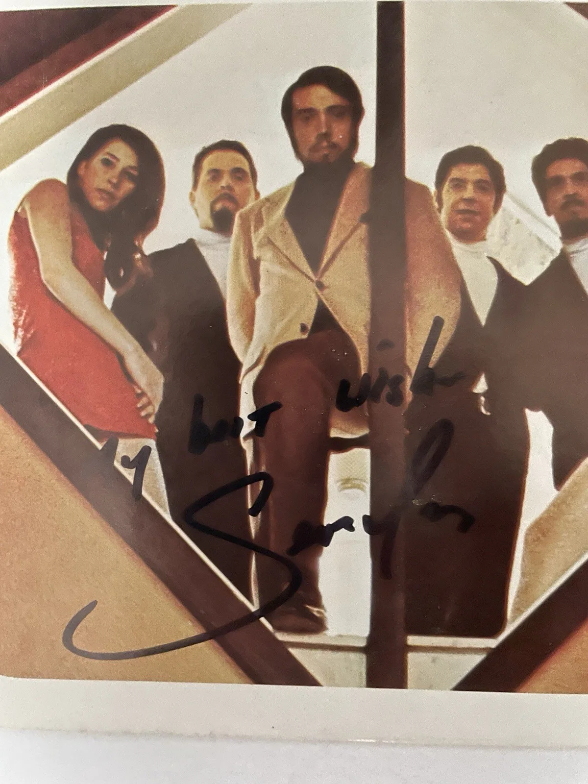 Sergio Mendes Signed Fool On The Hill 7 45 1968 A&M Records, изображение 2