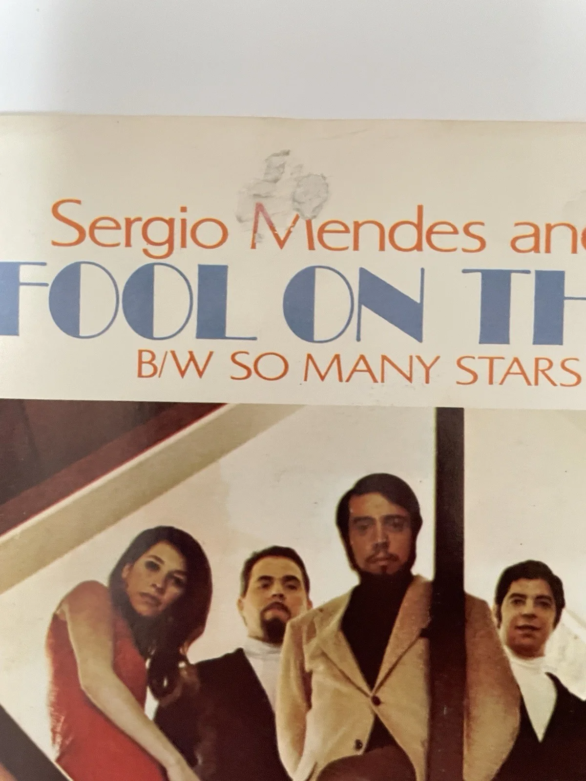 Sergio Mendes Signed Fool On The Hill 7 45 1968 A&M Records, изображение 4