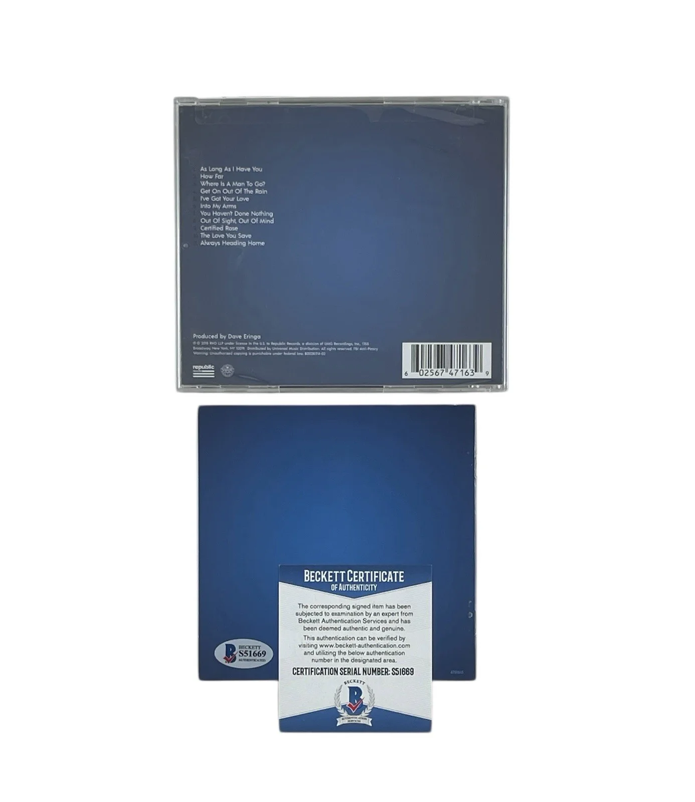 Roger Daltrey of The Who Rare Signed Autographed CD As Long As I Have You + BAS, изображение 4