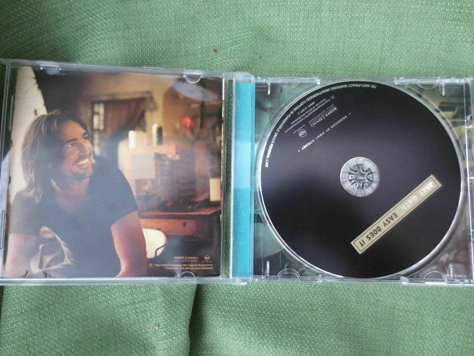 JAKE OWEN SIGNED EASY DOES IT CD COVER, image 3