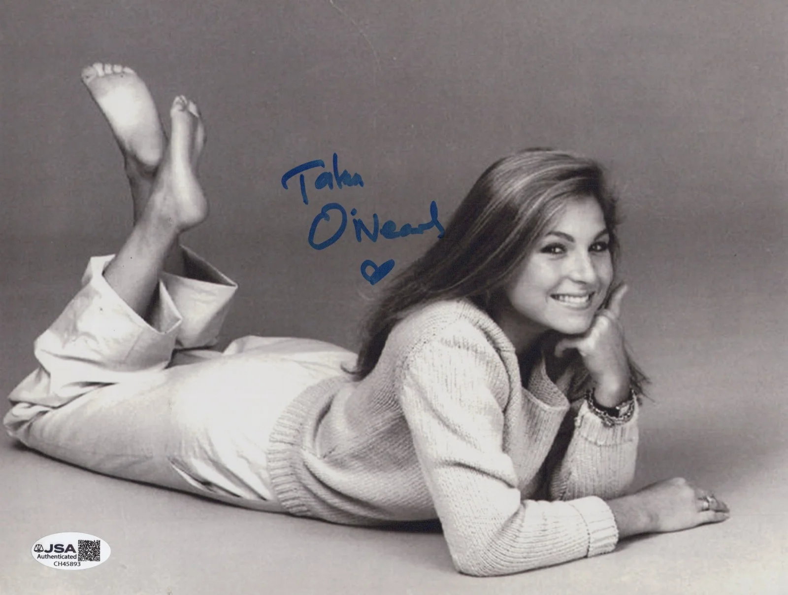 TATUM O'NEIL — TATUM O'NEIL Signed LITTLE DARLINGS 8x10 Photo FERRIS Autograph JSA CERT