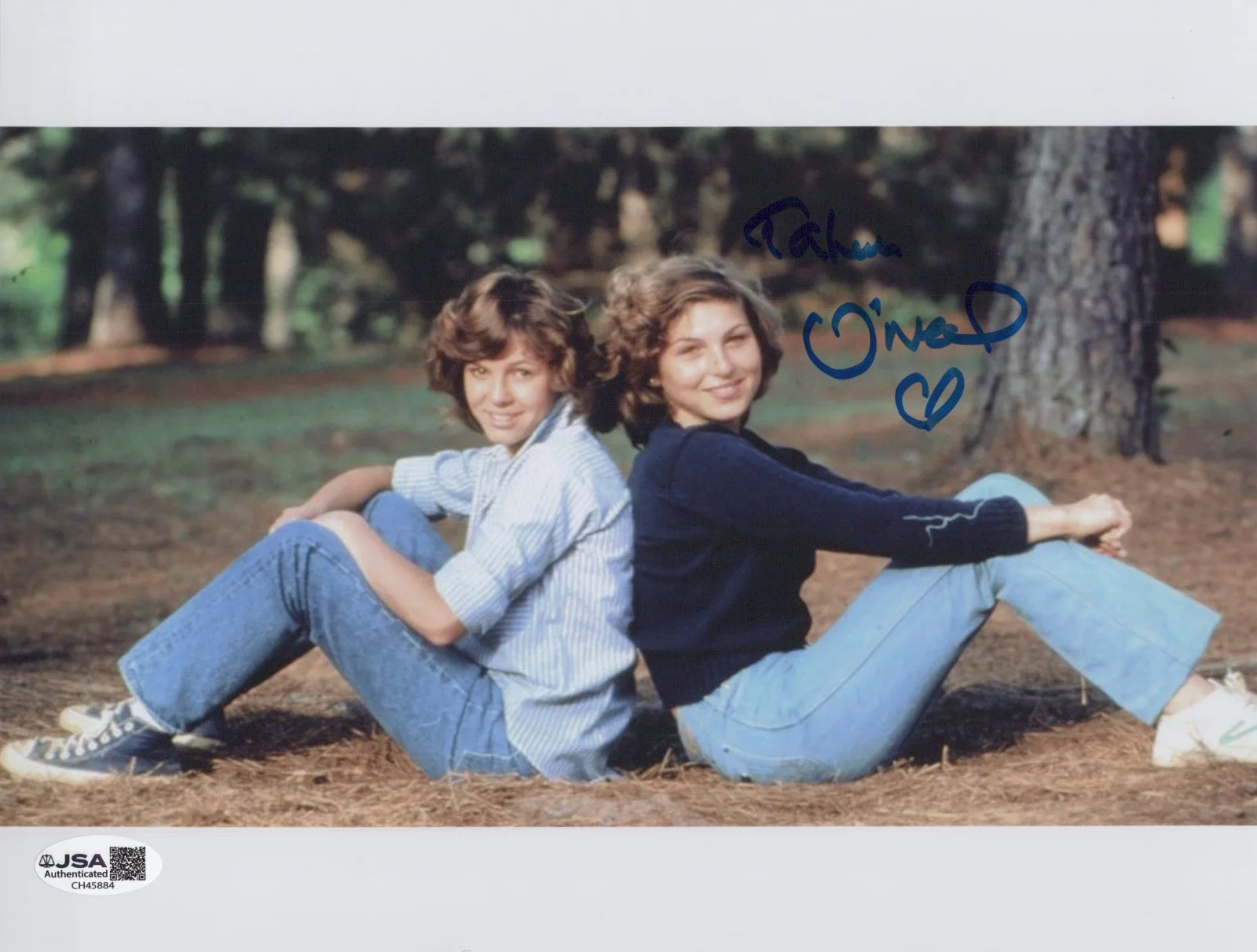 TATUM O'NEIL — TATUM O'NEIL Signed LITTLE DARLINGS 8x10 Photo FERRIS Autograph JSA CERT