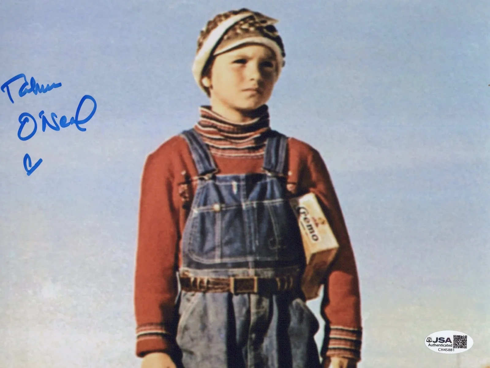 TATUM O'NEIL — TATUM O'NEIL Signed PAPER MOON 8x10 Photo ADDIE LOGGINS Autograph JSA CERT