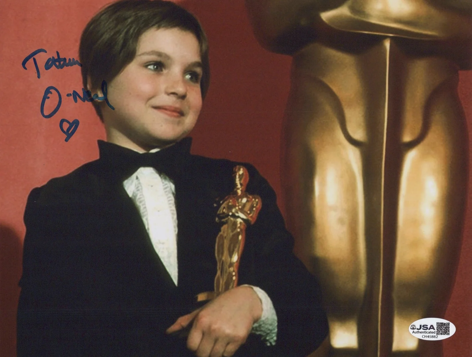 TATUM O'NEIL — TATUM O'NEIL Signed PAPER MOON 8x10 Photo ADDIE LOGGINS Autograph JSA CERT