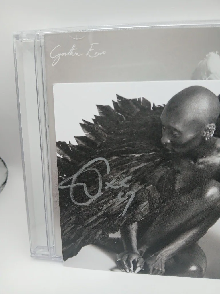 Cynthia Erivo, Idina Menzel — Cynthia Erivo & Idina Menzel signed inserts Elphaba CD Bundle, image 2