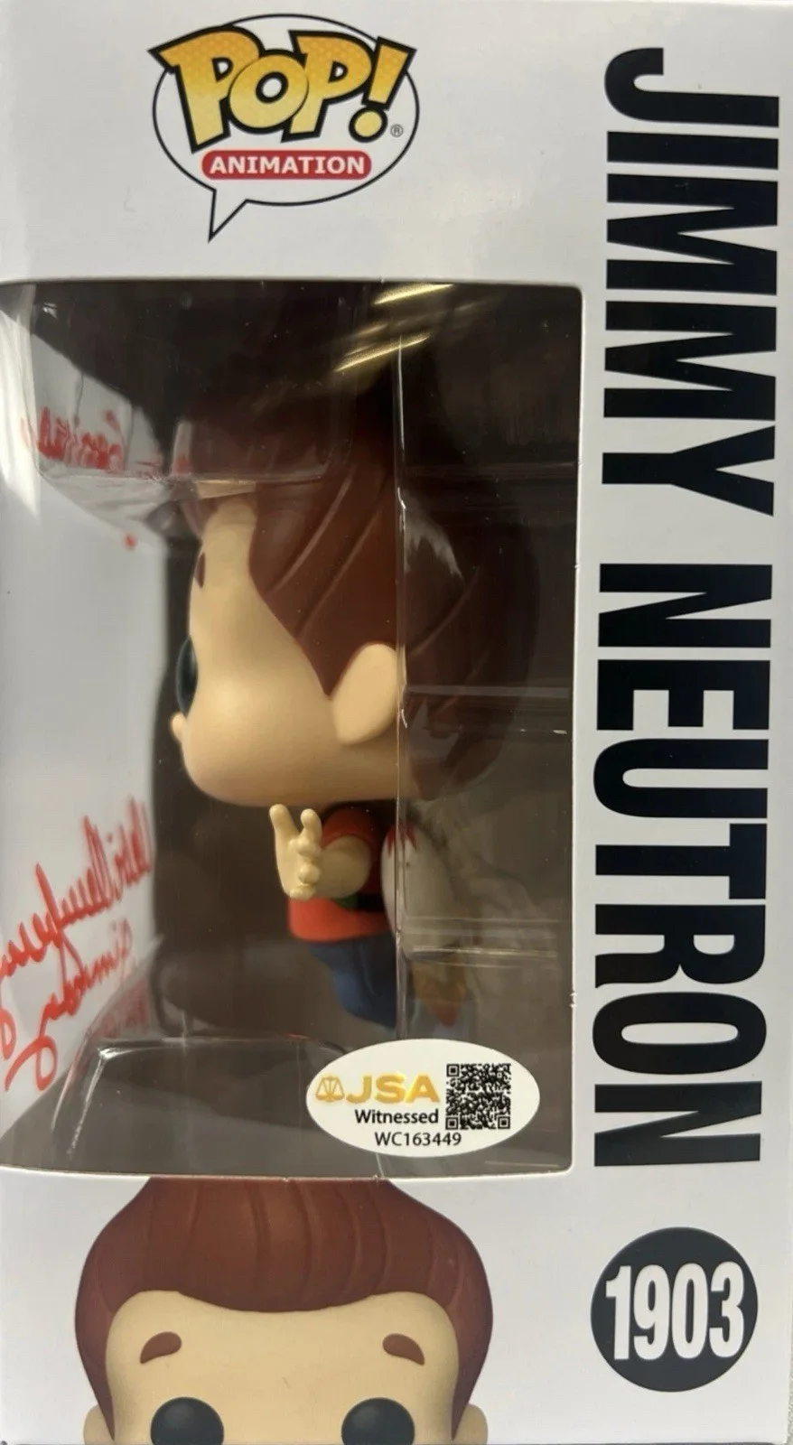 Debi Derryberry — Debi Derryberry autographed signed inscribed Funko Pop #1903 Jimmy Neutron JSA, image 2