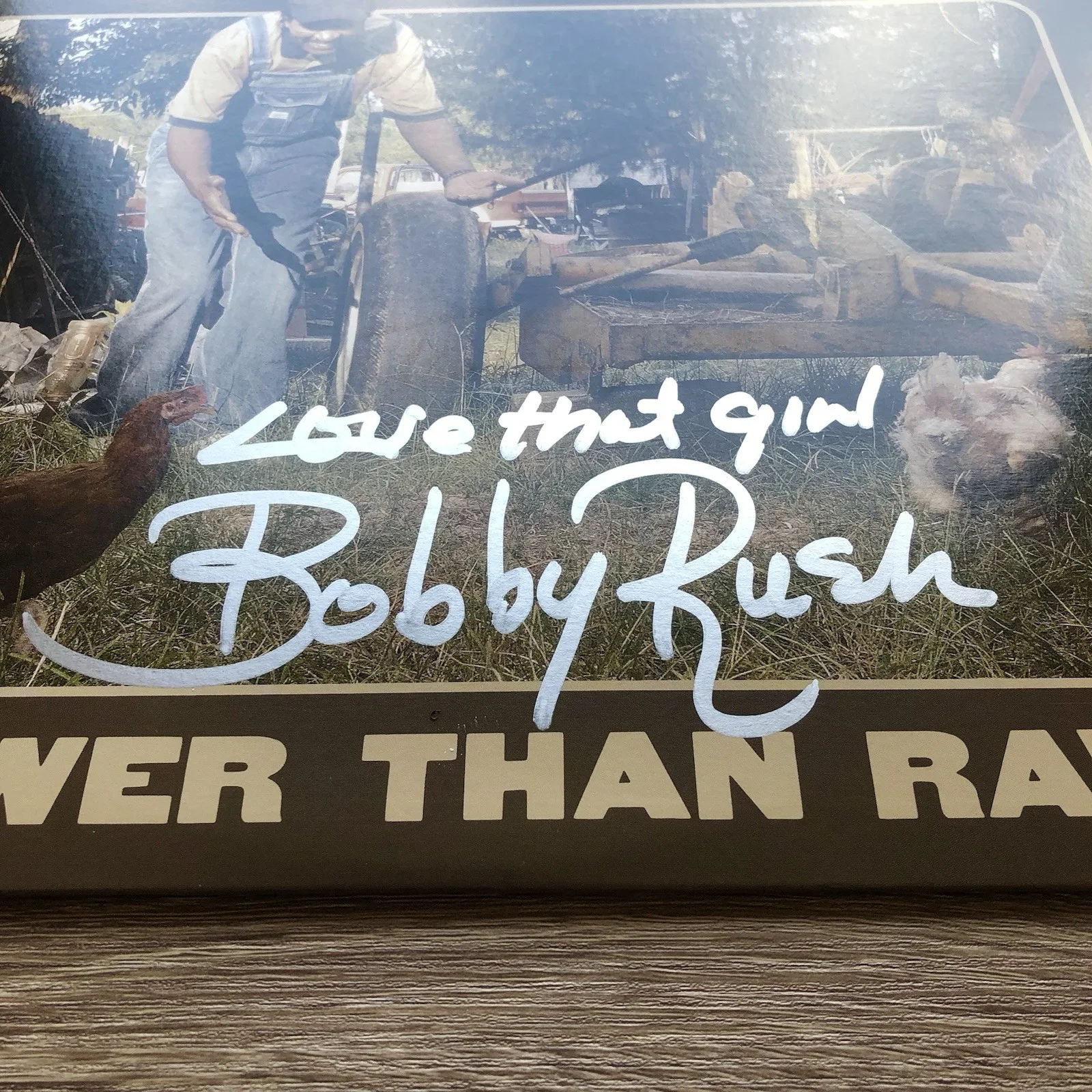 Bobby Rush Autographed Rawer Than Raw Vinyl Record “Love That Girl” Signed JSA, image 3
