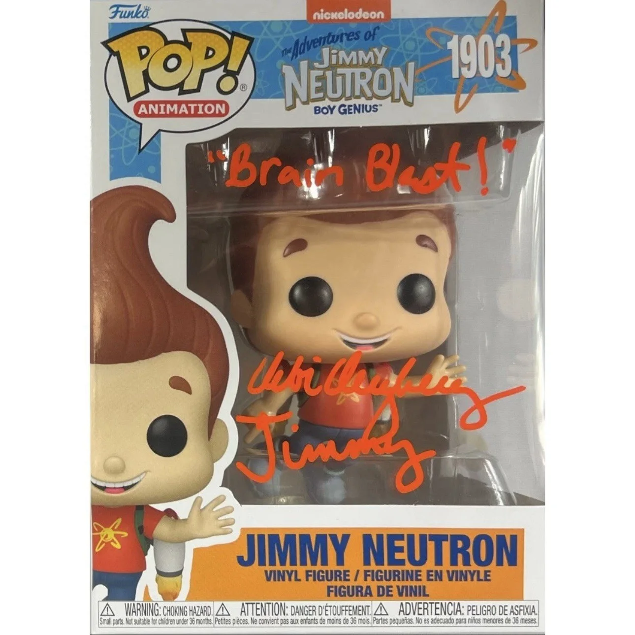 Debi Derryberry — Debi Derryberry autographed signed inscribed Funko Pop #1903 Jimmy Neutron JSA