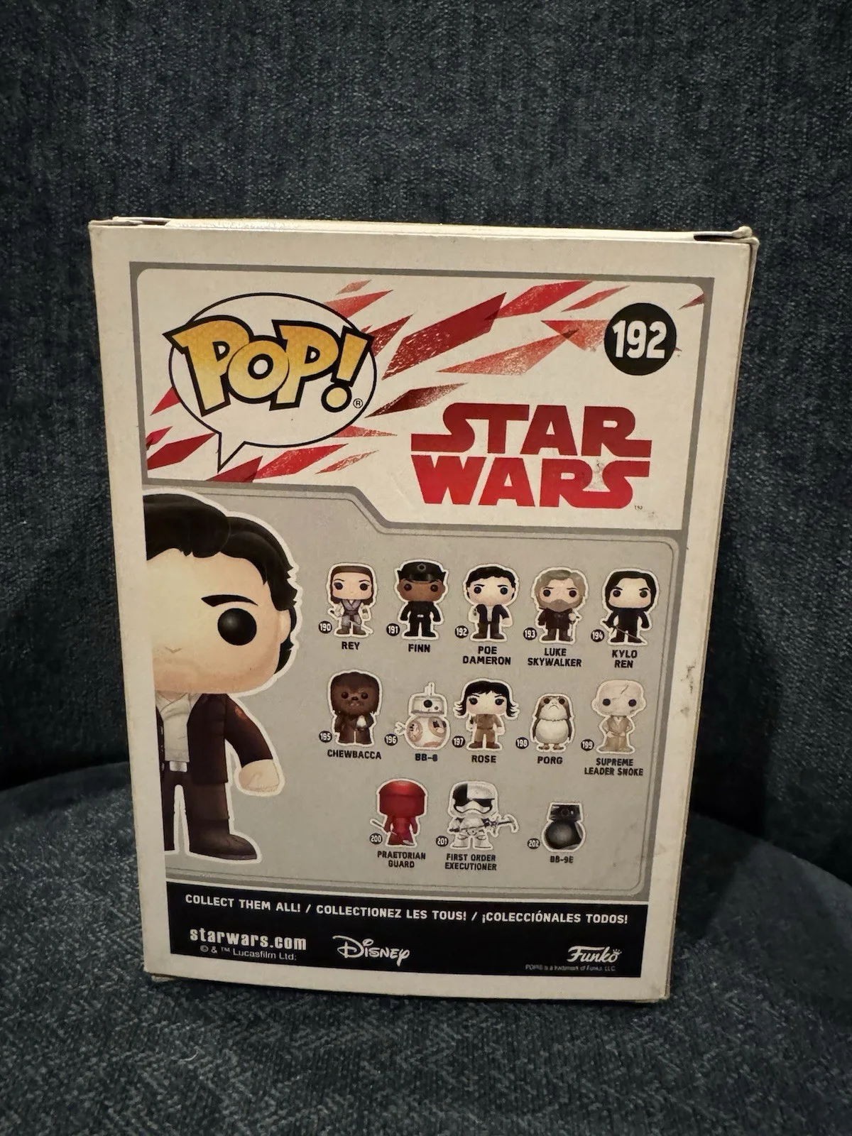 Oscar Isaac — Oscar Isaac Signed Poe Dameron Funko Pop 192 Star Wars Moon Knight Damaged BAS, image 4