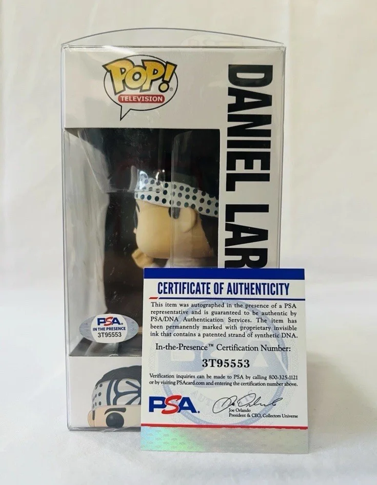 RALPH MACCHIO — Signed Autographed Ralph Macchio' Cobra Kai Karate Kid' Rare Funko Pop PSA COA, image 3