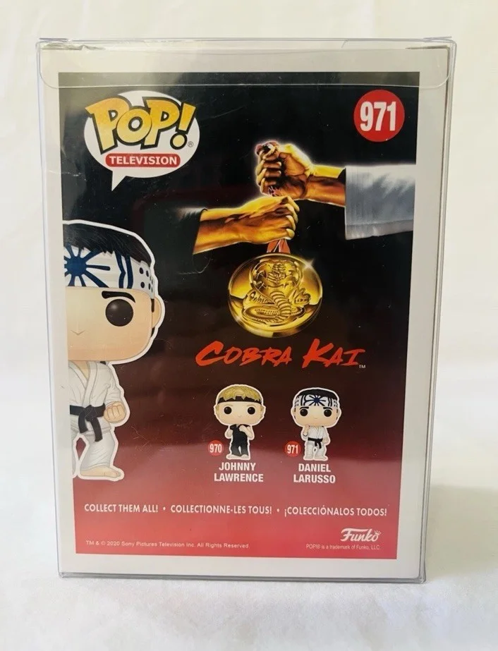 RALPH MACCHIO — Signed Autographed Ralph Macchio' Cobra Kai Karate Kid' Rare Funko Pop PSA COA, image 4