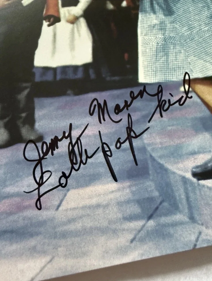 Jerry Maren — Jerry Maren 'The Wizard of Oz' Signed Autographed 14x11 Photo JSA COA, изображение 3