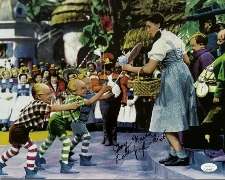 Jerry Maren — Jerry Maren 'The Wizard of Oz' Signed Autographed 14x11 Photo JSA COA, изображение 5