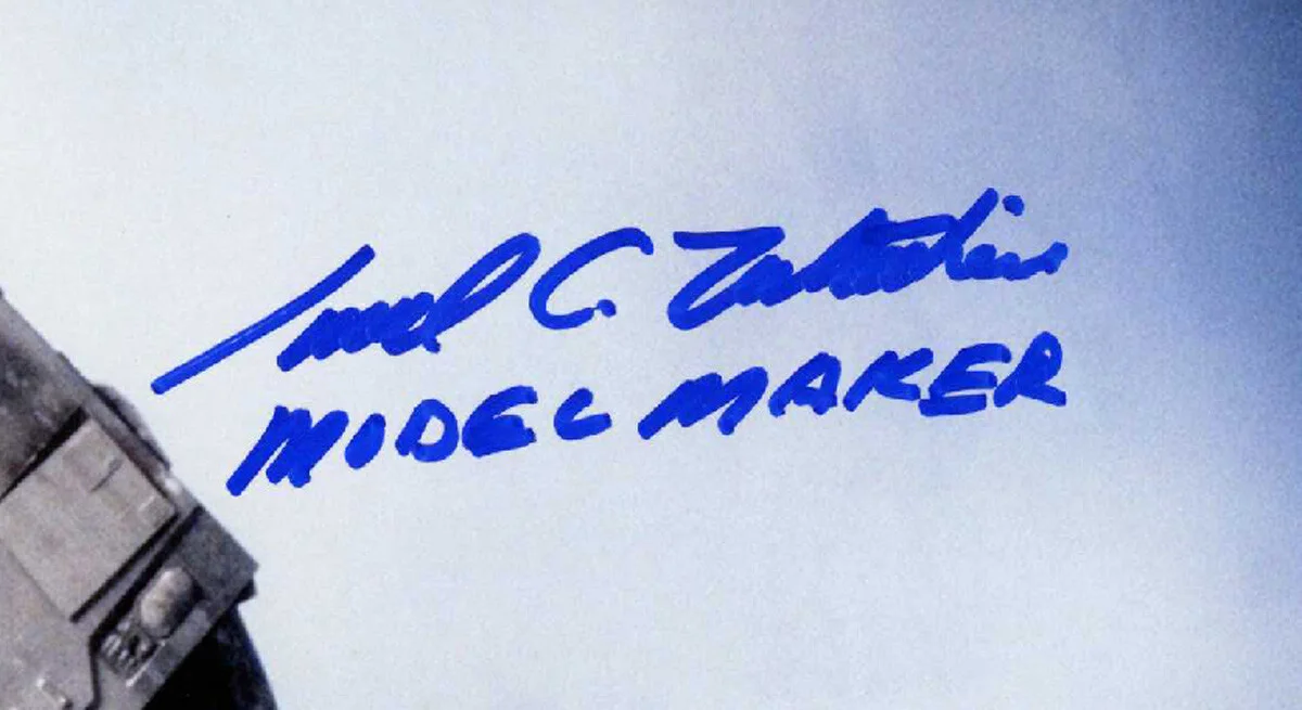 SAMUEL SAM ZOLLTHEIS SIGNED 11x14 PHOTO ILM MODEL MAKER STAR WARS BECKETT BAS, изображение 2