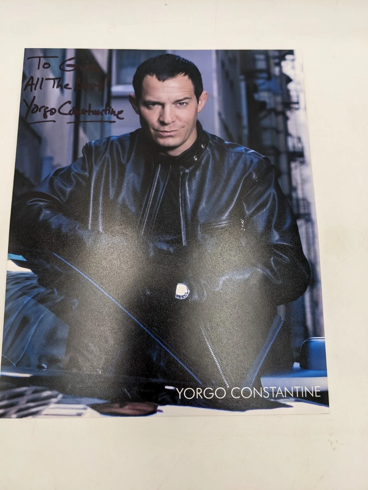 Yorgo Constantine Actor Hand Signed 8x10 Photo Autograph, image 2