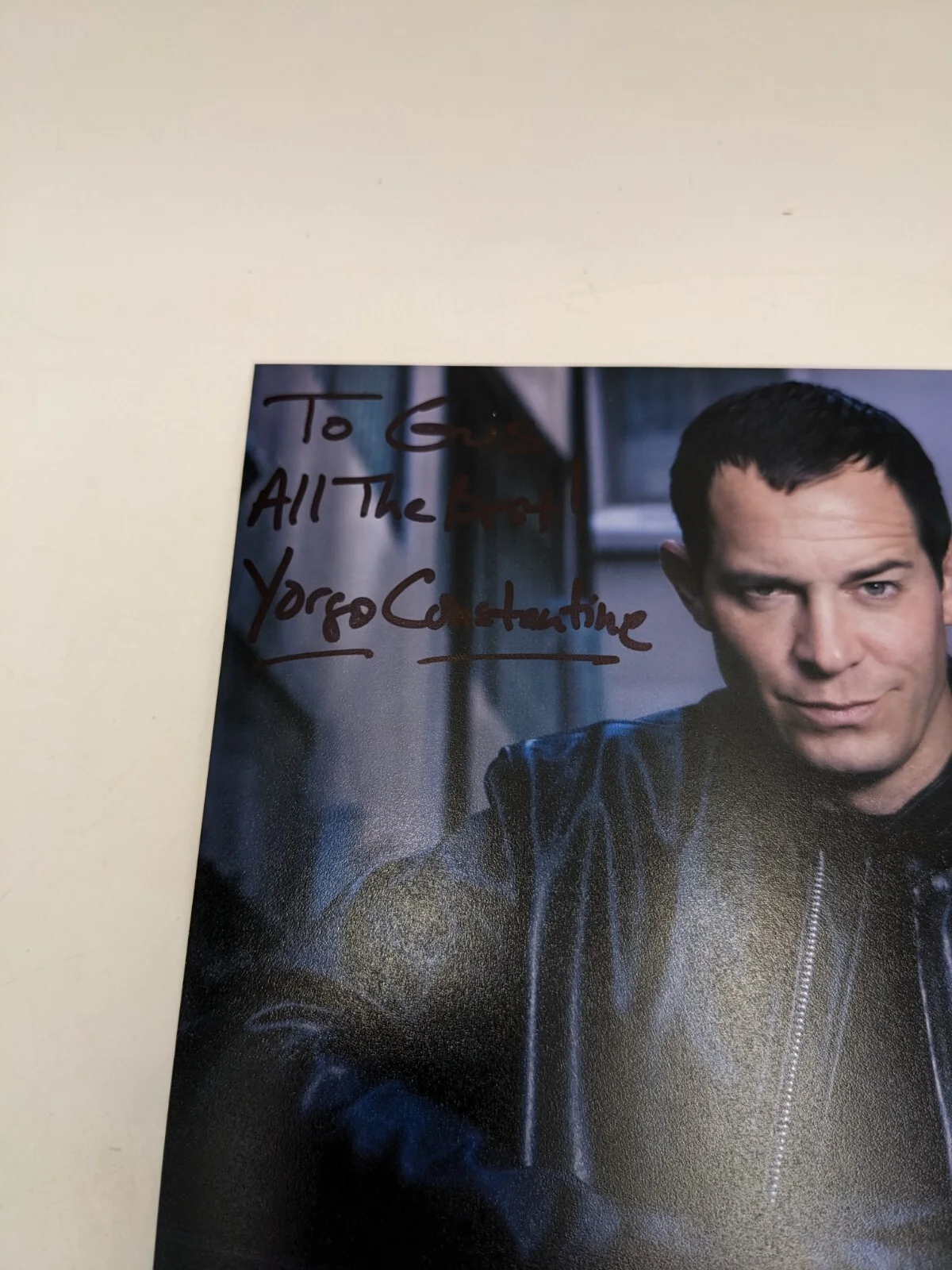 Yorgo Constantine Actor Hand Signed 8x10 Photo Autograph, image 3
