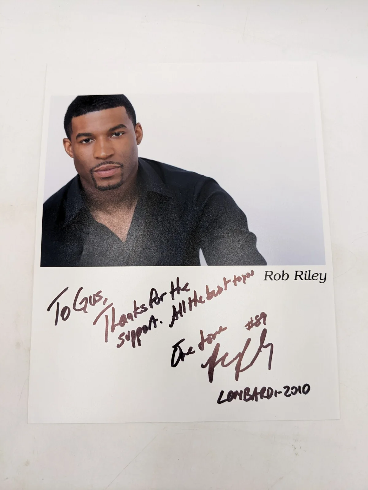 Rob Riley Actor Hand Signed Photo Autograph 8x10, image 2