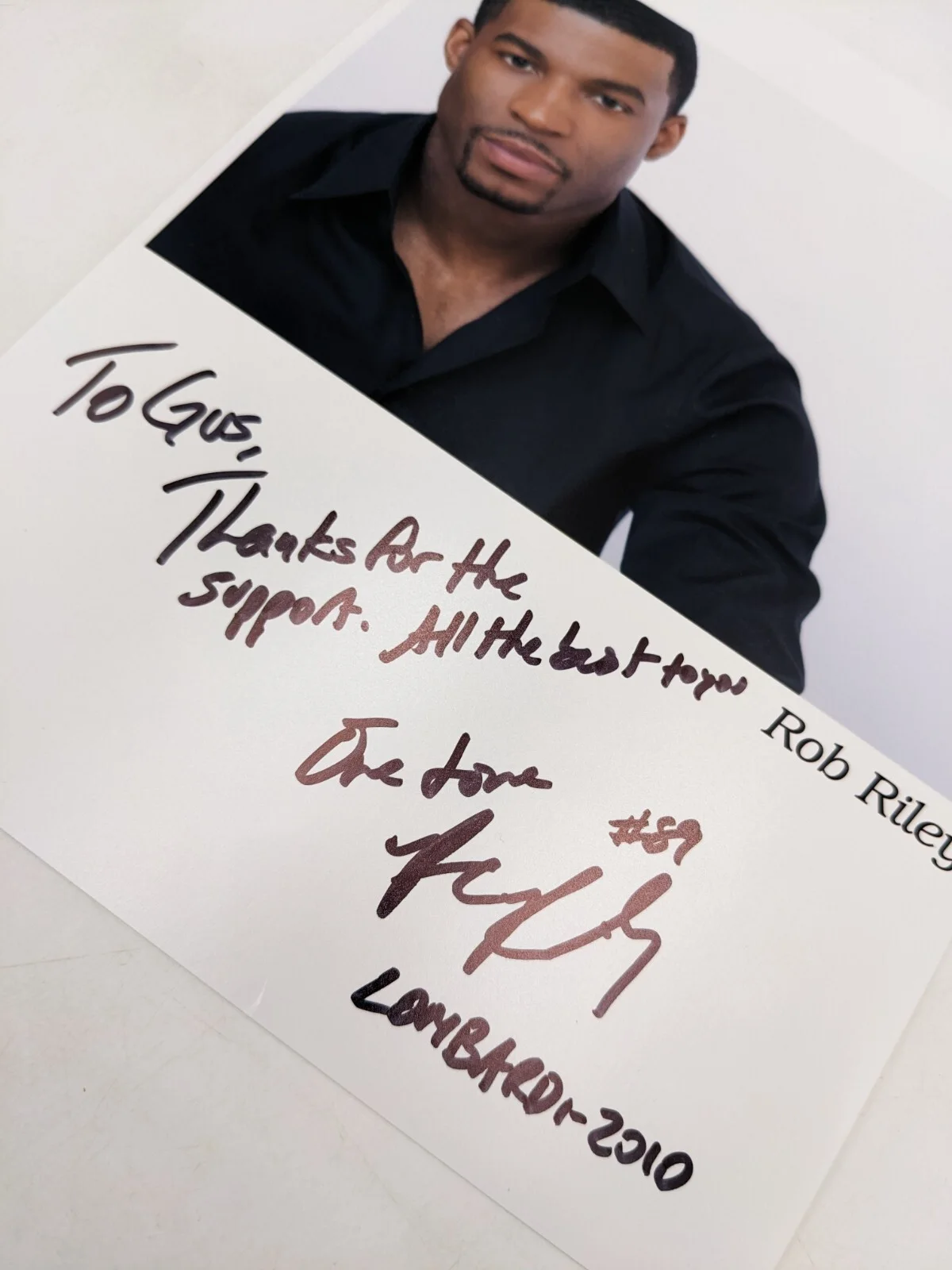 Rob Riley Actor Hand Signed Photo Autograph 8x10, image 3