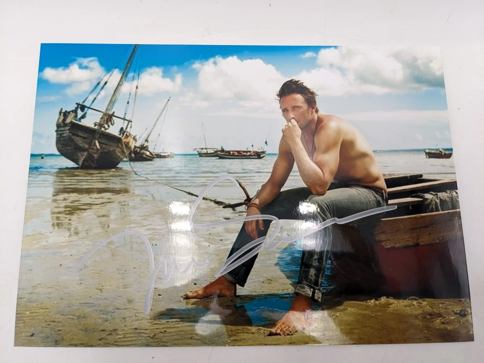 Matthias Schoenaerts Actor Hand Signed 7x10 Photo Autograph Shirtless, image 2