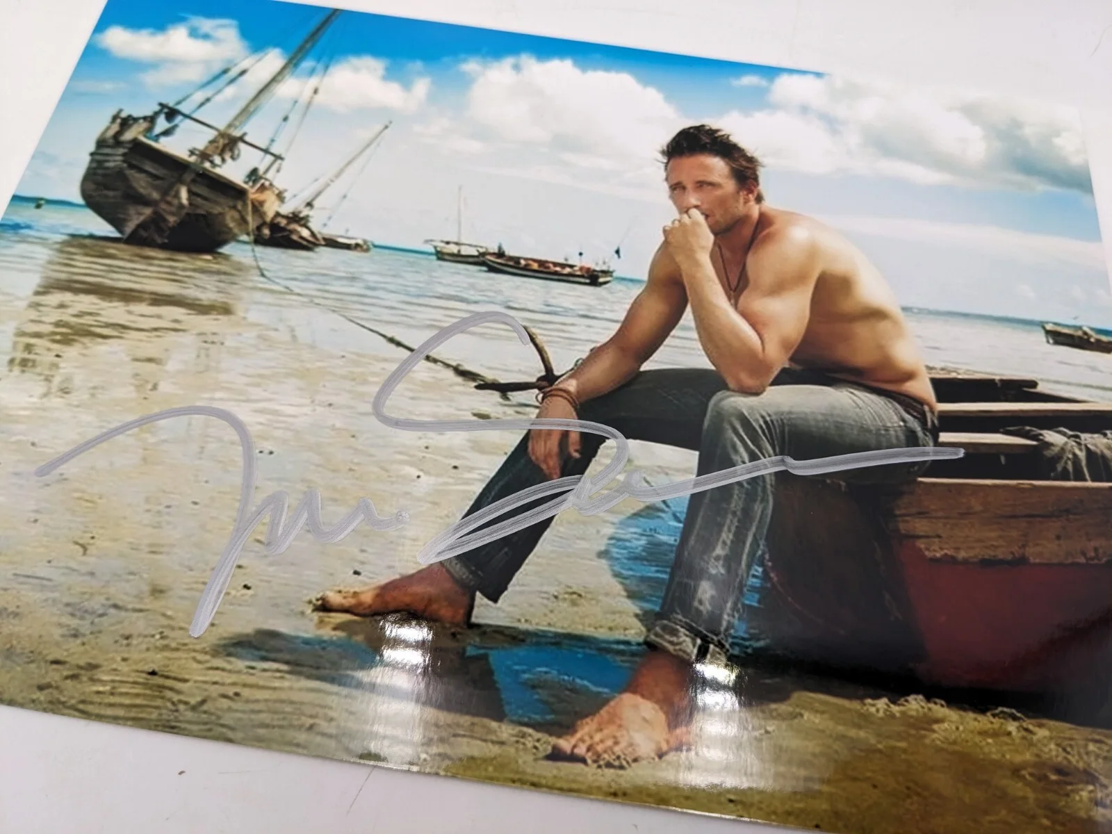 Matthias Schoenaerts Actor Hand Signed 7x10 Photo Autograph Shirtless, image 3