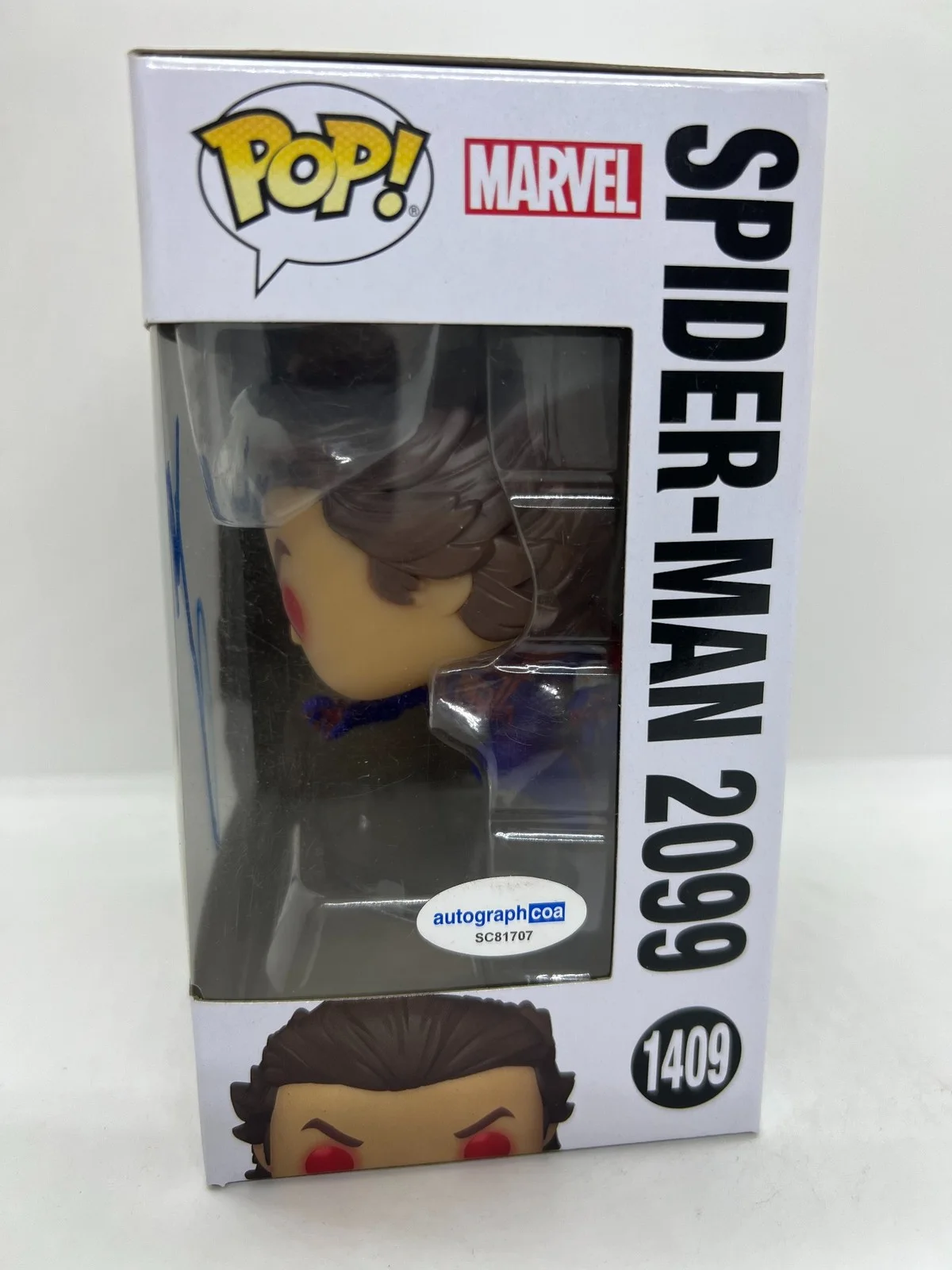 Oscar Isaac Signed Spider-Man 2099 Funko Pop Across the Spiderverse #1409 ACOA, image 2