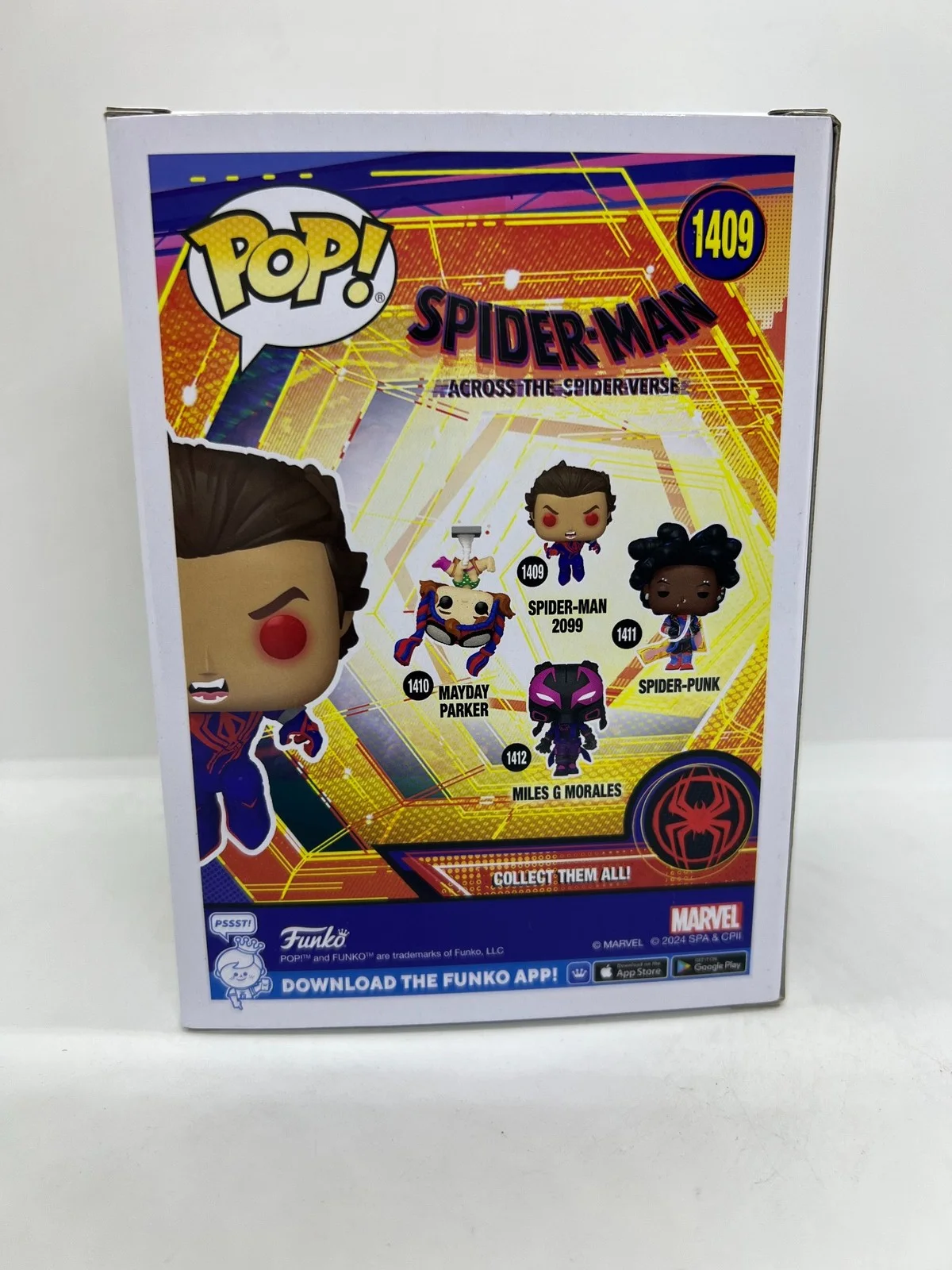 Oscar Isaac Signed Spider-Man 2099 Funko Pop Across the Spiderverse #1409 ACOA, image 4