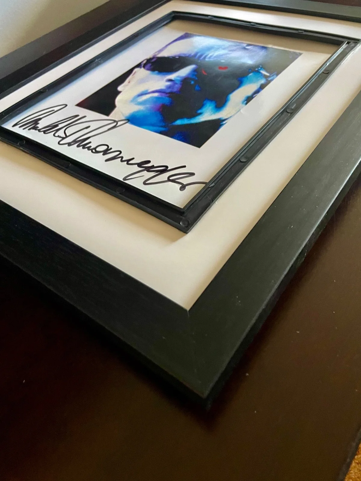 Arnold Schwarzenegger — Arnold Schwarzenegger Hand Signed, Autograph 9 x 11 PRINT MATTED & FRAMED, image 4