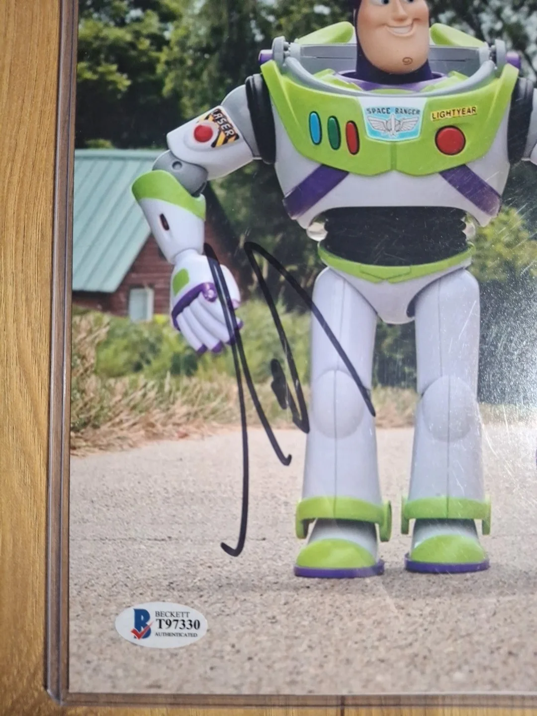 Tim Allen Buzz Lightyear Autographed Signed 8x10 And Tony Hale Beckett Bas Coa, изображение 2