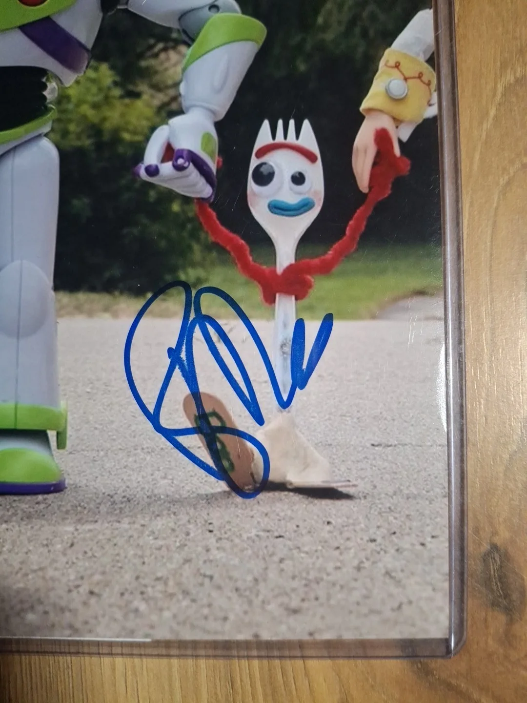 Tim Allen Buzz Lightyear Autographed Signed 8x10 And Tony Hale Beckett Bas Coa, изображение 3