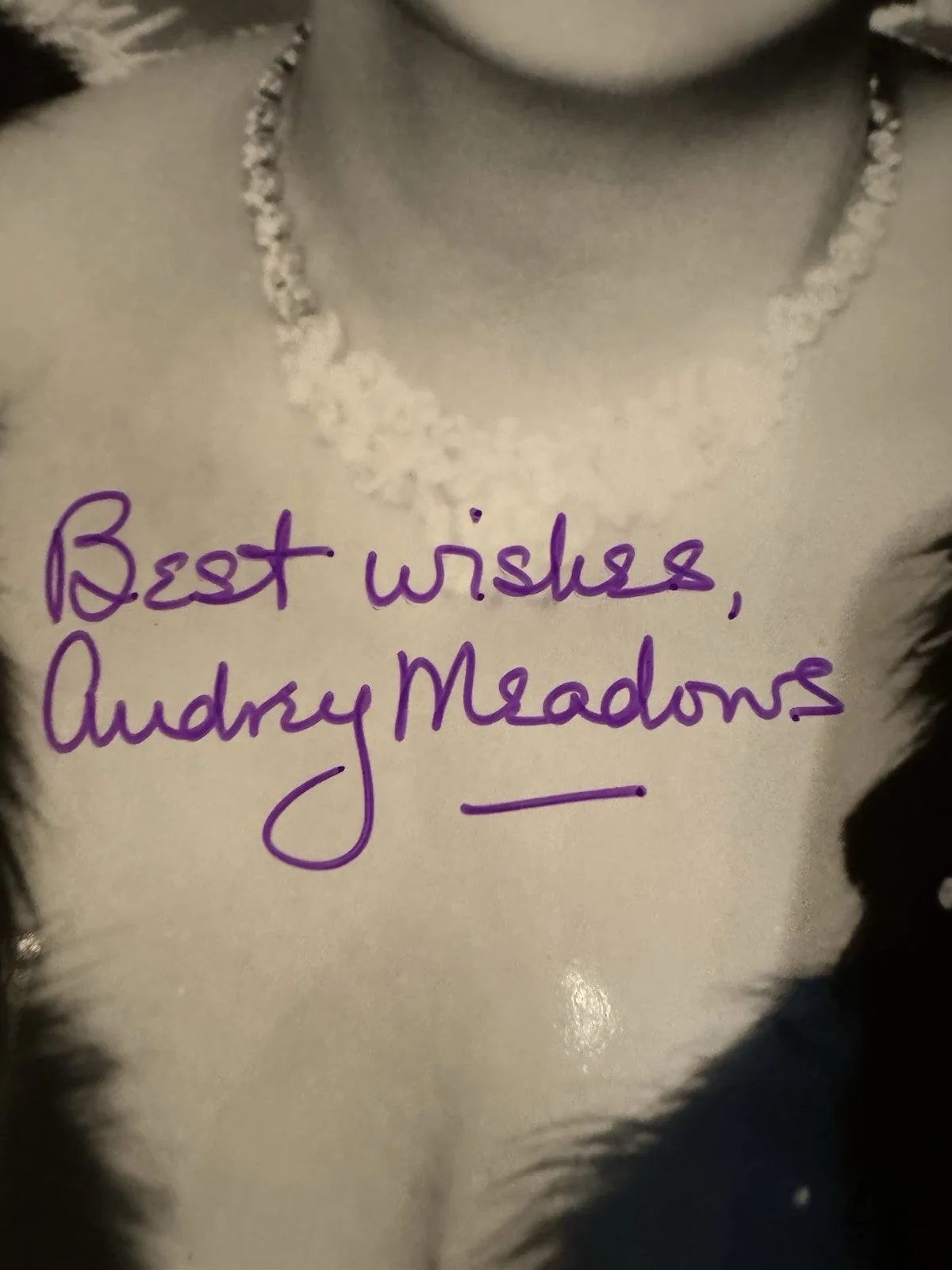 Audrey Meadows — Audrey MeadowsSigned 8x10 The Honeymooners Actress Model with COA Autographed, изображение 2