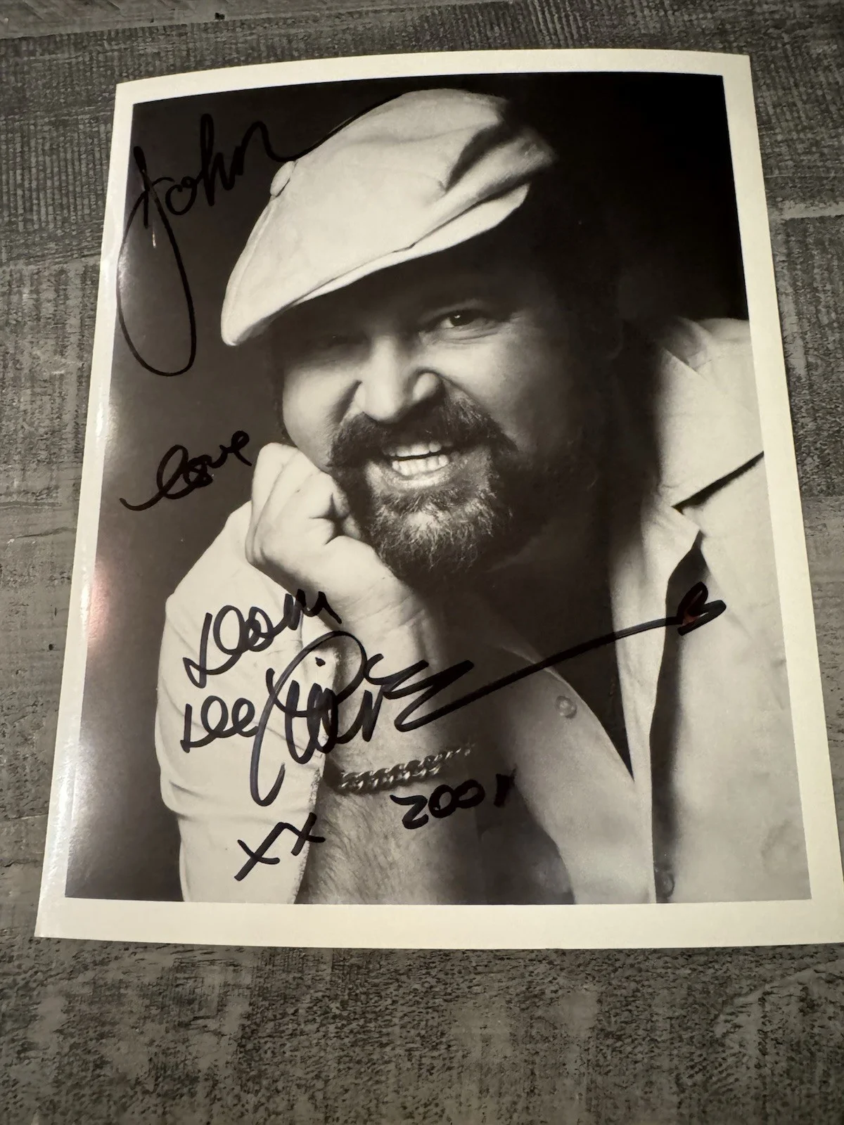 Dom DeLuise — Dom Deluise Signed Autographed 8x10 Photo COA ( to John ) autographed