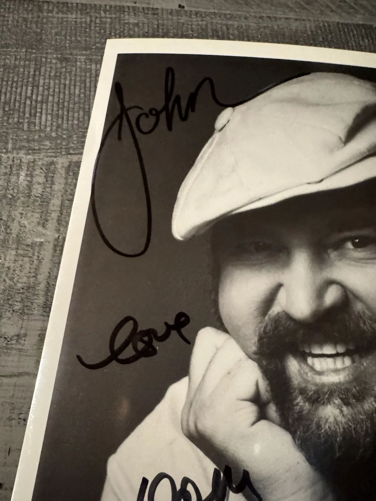 Dom DeLuise — Dom Deluise Signed Autographed 8x10 Photo COA ( to John ) autographed, image 3