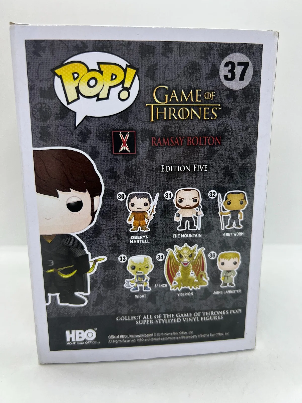 Iwan Rheon Signed Ramsay Bolton Funko Pop Game Of Thrones #592 ACOA, изображение 3