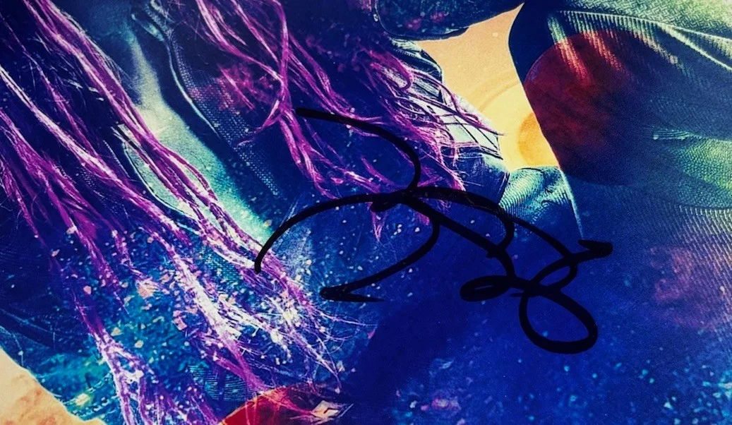 Zoe Saldana Signed 12x18 Photo Guardians Of The Galaxy Gamora, изображение 2