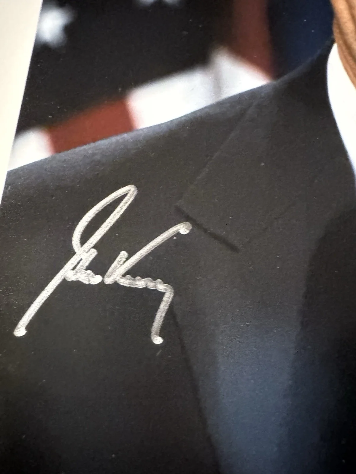 John Kerry signed 8x10 with COA Democratic Senator Presidential candidate, image 2
