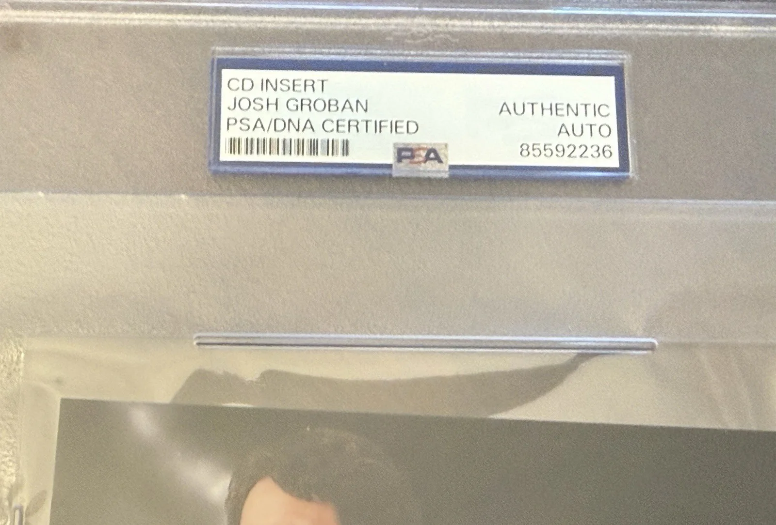 Josh Groban Signed CD Insert “Gems” PSA!!, изображение 2
