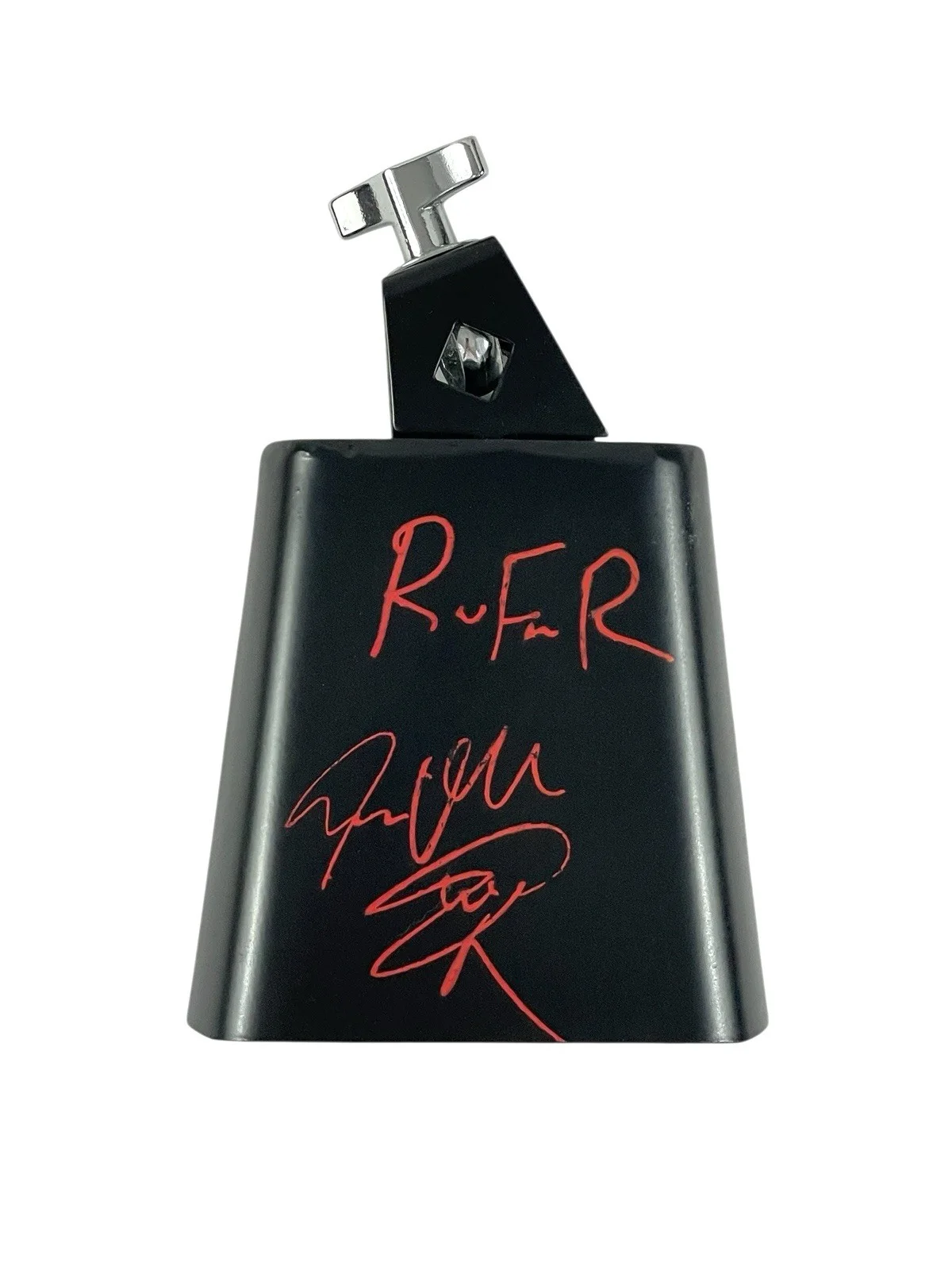 Steven Adler Rare Signed Autographed Cowbell RFR Inscription Guns N' Roses JSA, изображение 2