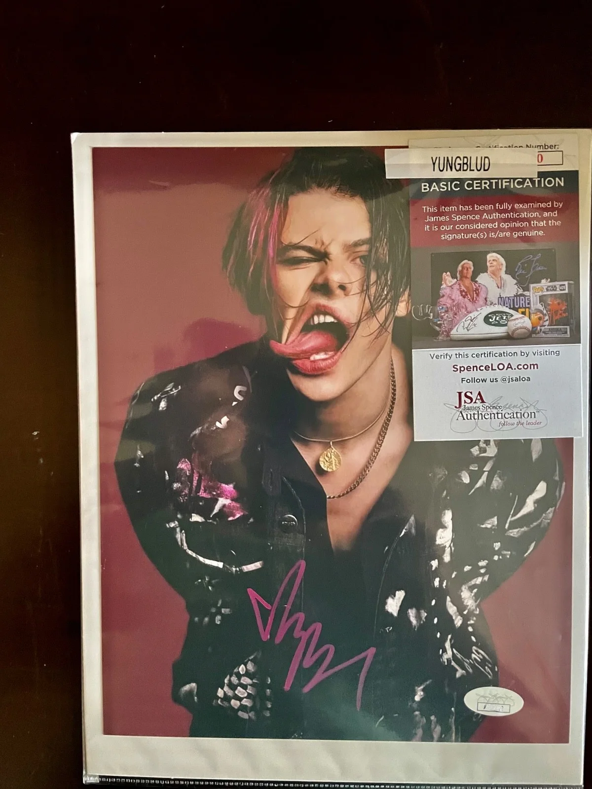Yungblud — Yungblud Autographed Signed 11x14 Framed & Matted Photo includes JSA, image 4