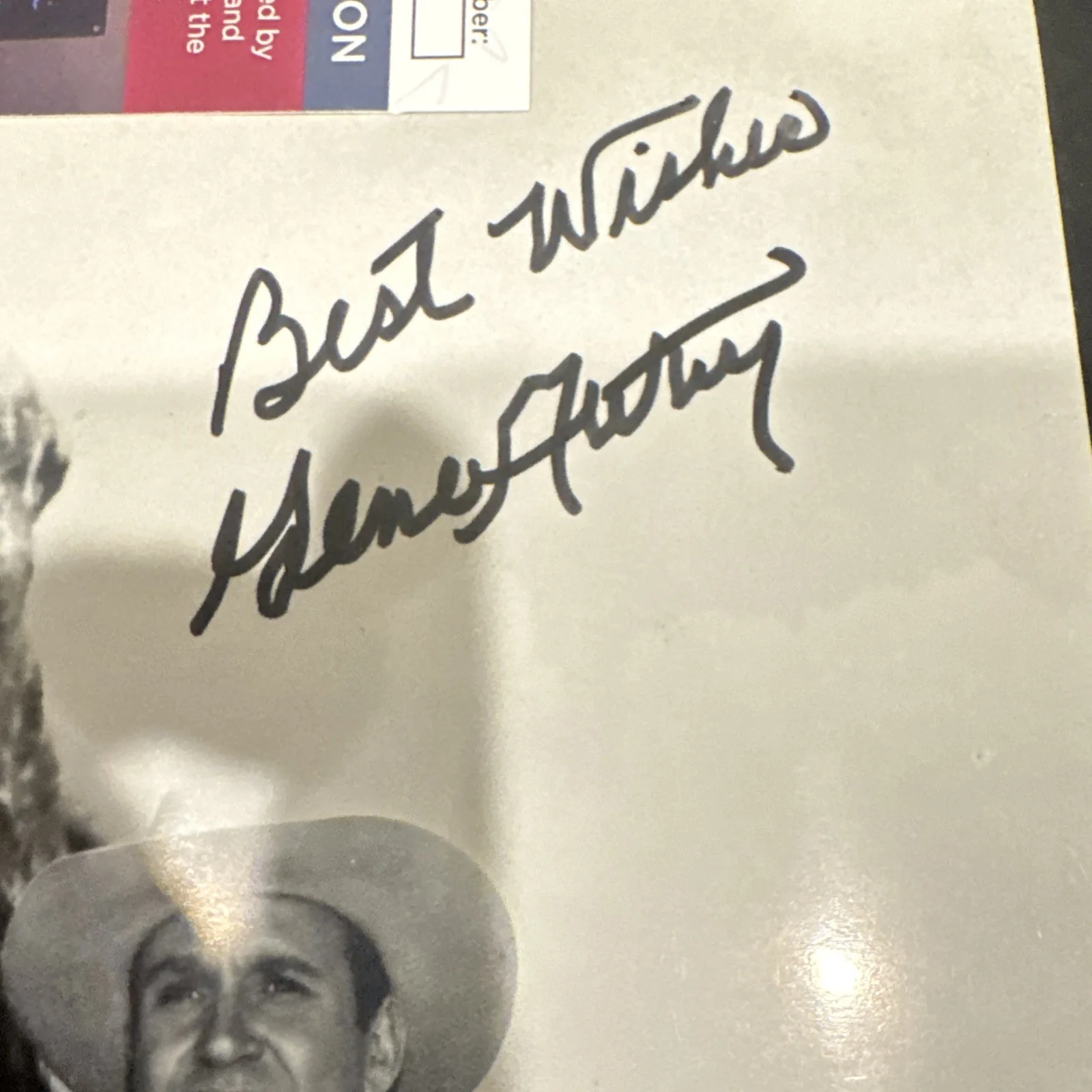 Gene Autry — Gene Autry JSA Coa Signed 8x10 Photograph Autograph, image 4