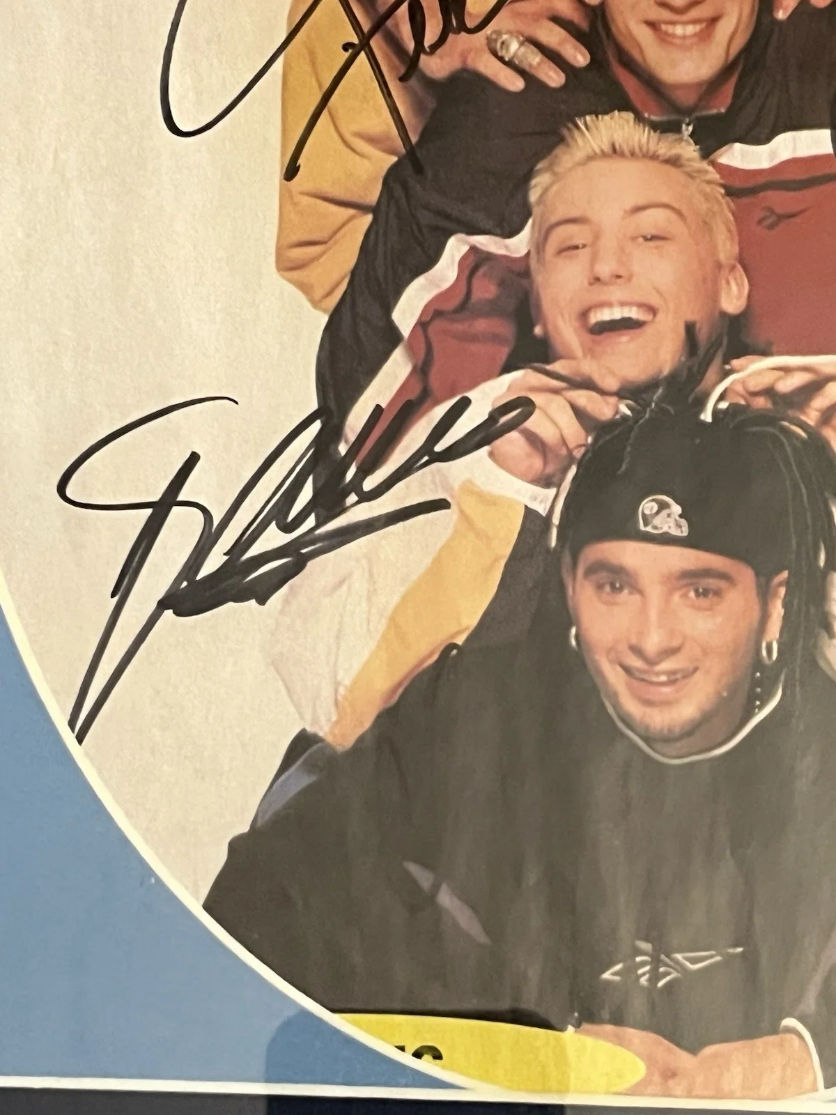 Lance Bass, JC Chasez, Joey Fatone, Chris Kirkpatrick, Justin Tim — NSYNC Full Band Signed From Concert Justin Timberlake -Jan 15th 1999, изображение 4