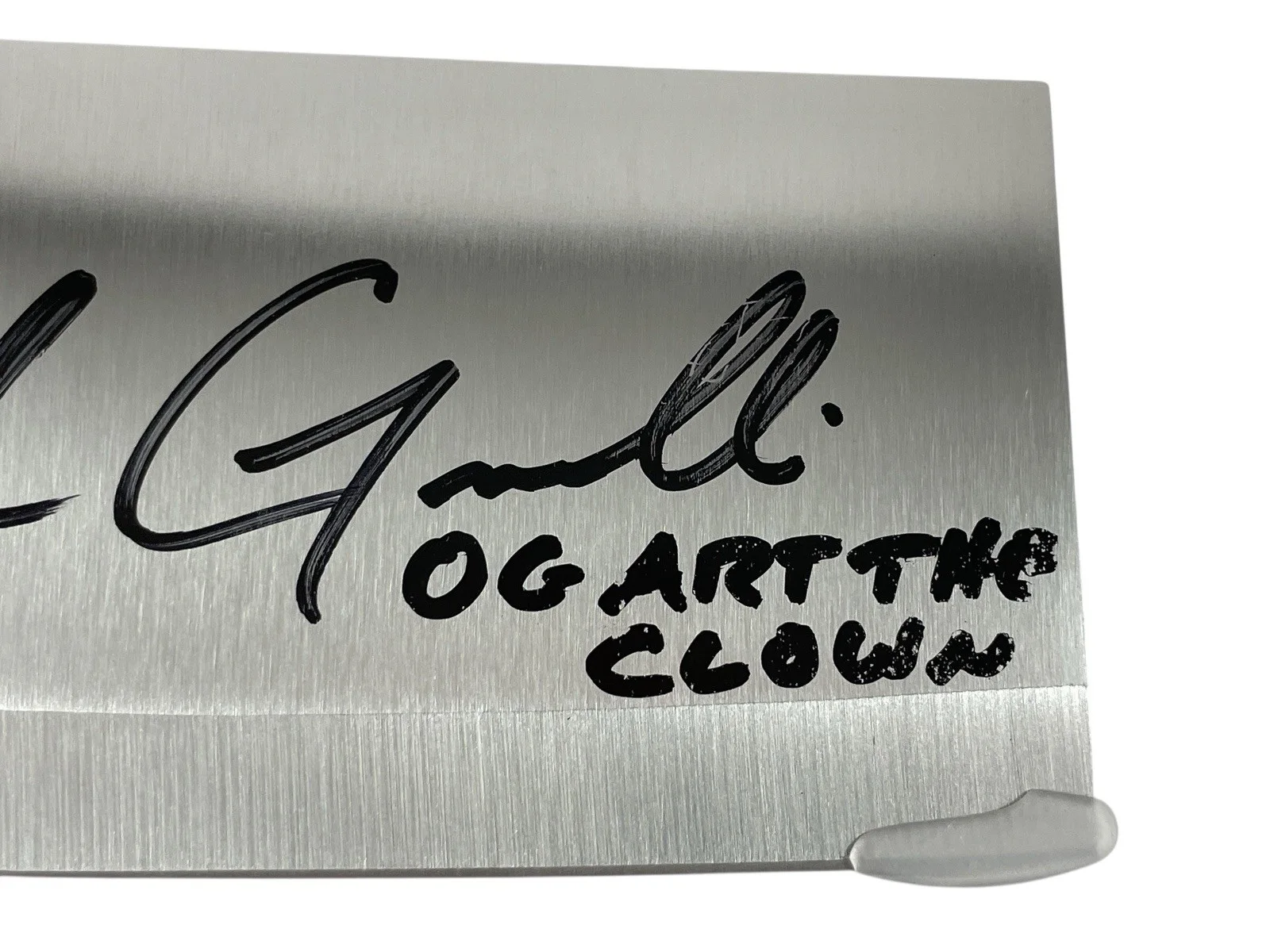 Mike Giannelli — Art The Clown Signed Prop Meat Cleaver Mike Giannelli All Hallows Eve Terrifier, image 4