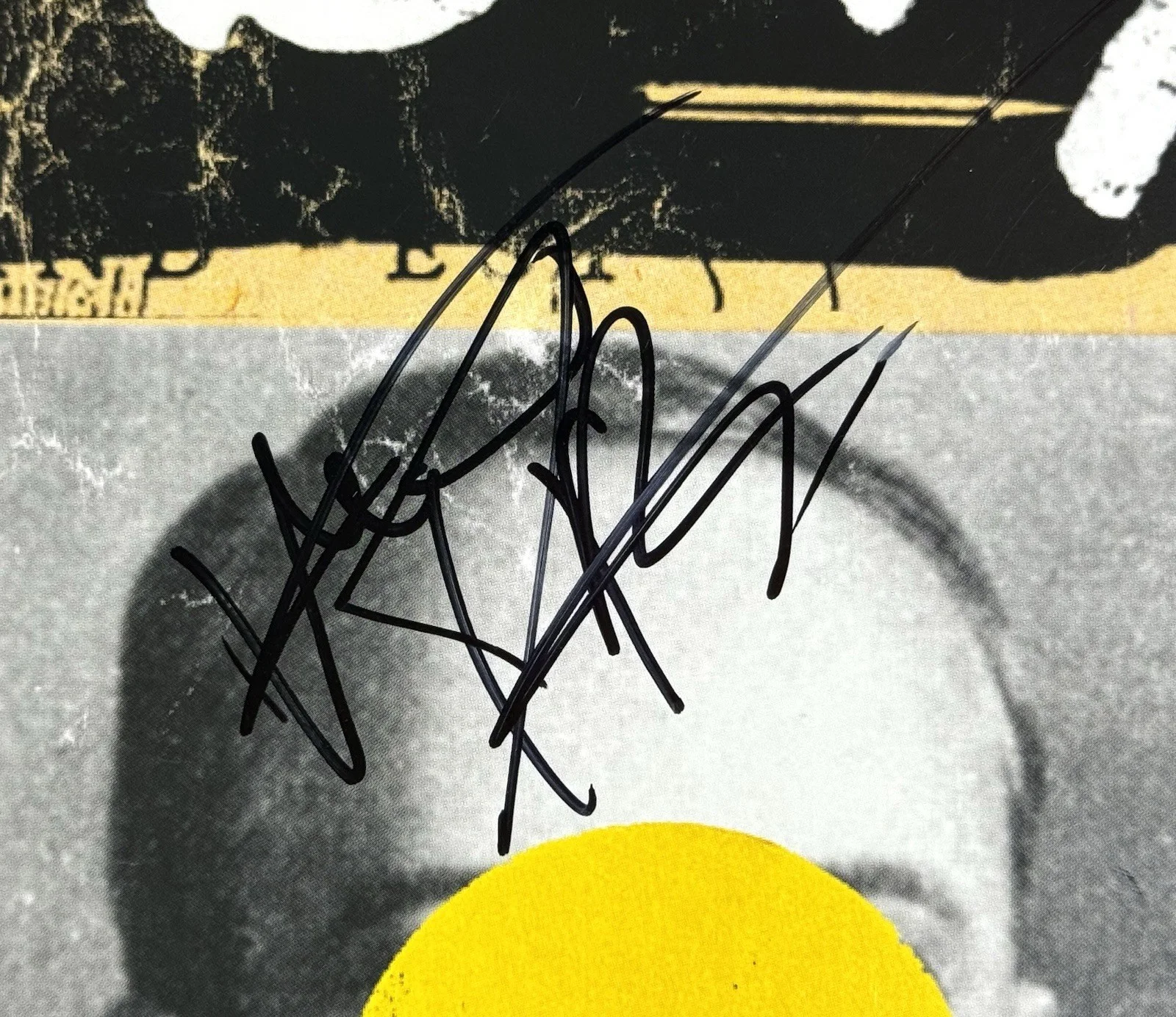 Green Day signed Nimrod Album group vinyl Billy Tre Cool Mike Dirnt beckett loa, image 3