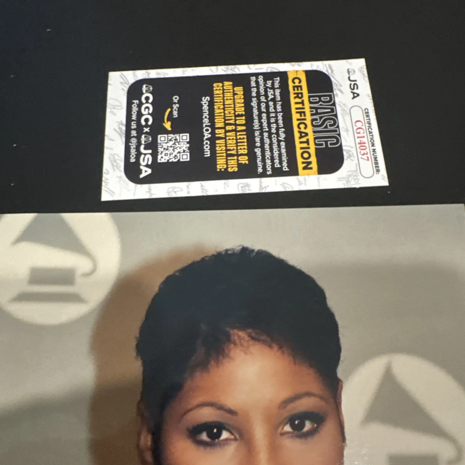 Toni Braxton signed 8x10 photo with JSA COA, image 4