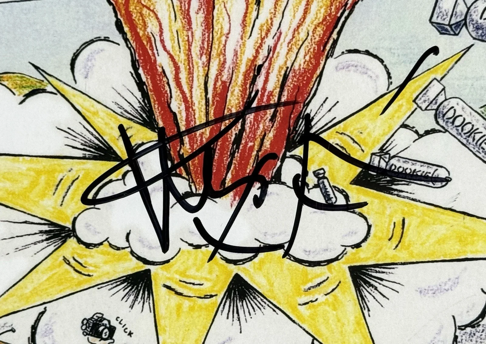 Green Day signed Dookie Album group autograph vinyl Billy Tre Cool Mike beckett, image 4