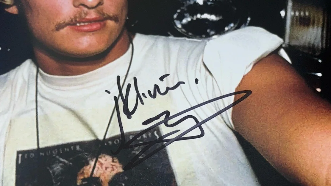 Matthew Mcconaughey Signed 11x14 Photo Dazed And Confused With Proof, изображение 2