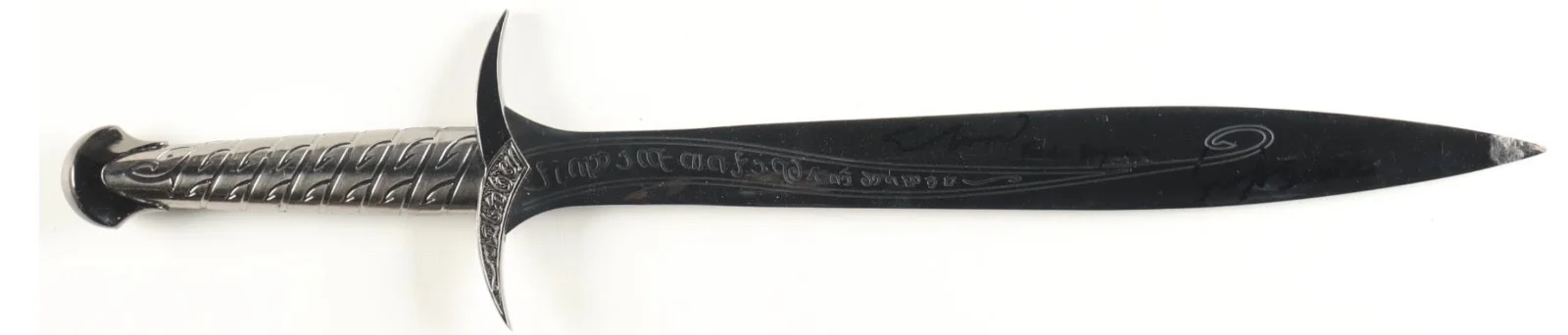 Elijah Wood and Sean Astin — Elijah Wood Sean Astin Signed Lord of the Rings Sting Sword Beckett WITNESSED