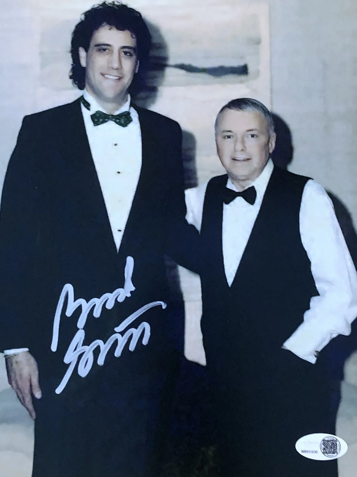Brad Garrett — BRAD GARRETT SIGNED 8X10 YOUNG COMIC ACTOR 80's OPENING LAS VEGAS FRANK SINATRA, изображение 2